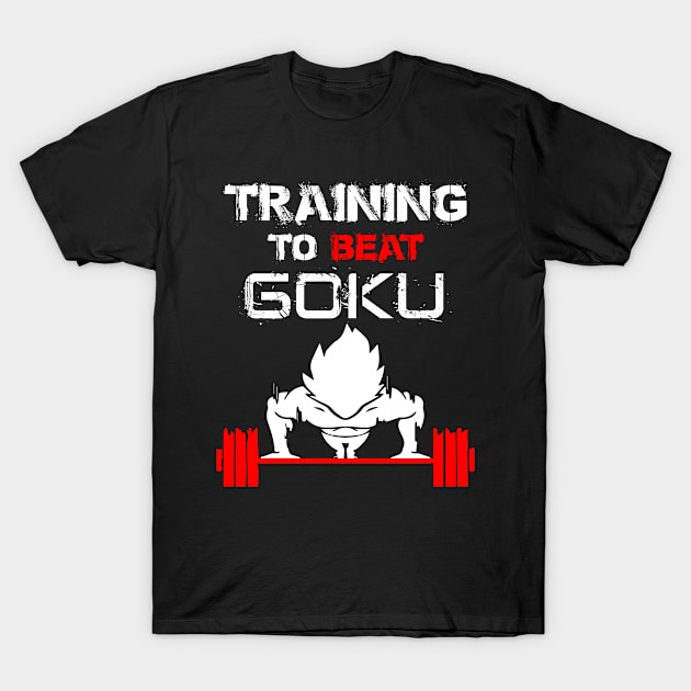 Training to Beat Goku T-Shirt by amlpdiu